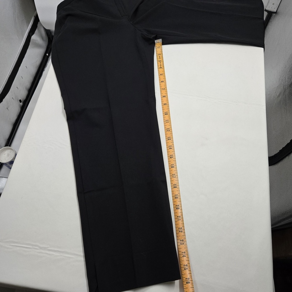 DKNY Women's‎ Dress Pants Size 14, Black Straight Leg - Picture 10 of 13
